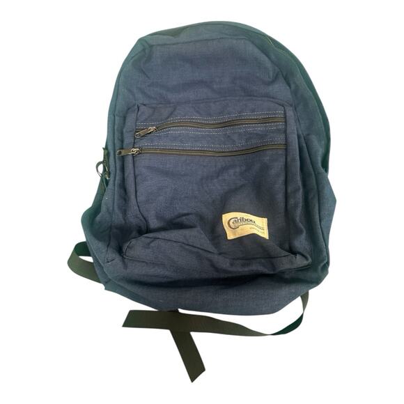 Vintage Caribou Mountaineering Navy Blue Hiking Backpack Camping Gorpcore Hiking